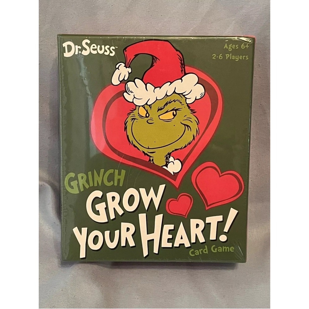 NEW Funko Pop! Dr. Seuss -‎ Grinch Grow Your Heart Card Game